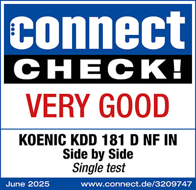 Connect Check for KOENIC KDD 181 DNF IN (Refrigerator) stating: "very good"